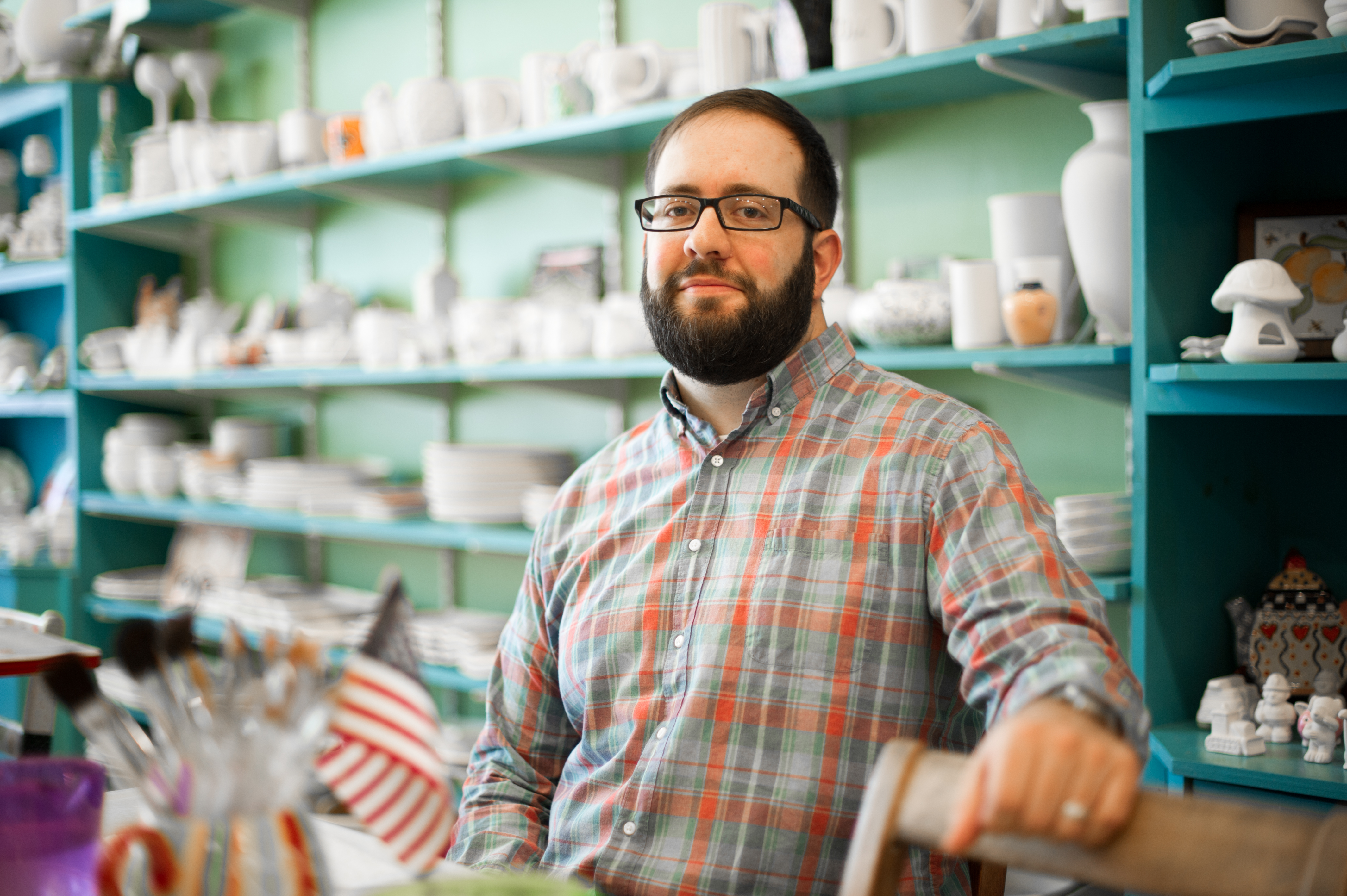 Couple fired up over paint-your-pottery business