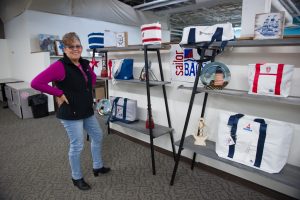 Tina Paradiso, is the owner of Imprintable Solutions and Sailor Bags.