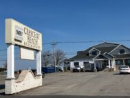 The Crescent Beach Restaurant in Greece from March of 2024, when construction was still underway. (File photo by Kevin Oklobzija/Rochester Business Journal)