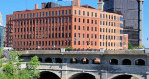 Constellation Brands' headquarters in downtown Rochester. (Photo by Andrea Deckert)