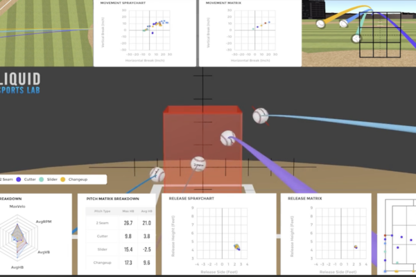 Example of a spraychart. (Image provided by Liquid Sports Lab)