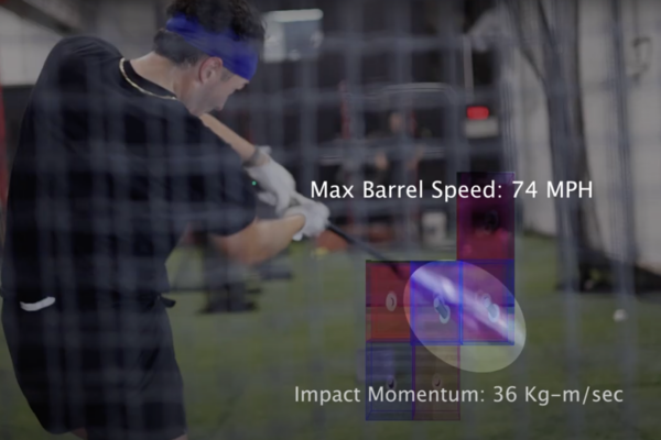 Example of a swing analysis. (Image provided by Liquid Sports Lab)