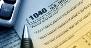1040 tax form by depositphotos