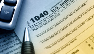 1040 tax form by depositphotos