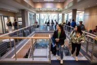 Milne Library’s reimagined space reflects input from students, faculty and staff who collaborated with project leaders. (Photo courtesy of SUNY Geneseo)