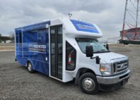 The city of Rochester has turned a shuttle van into a mobile workforce development unit. (Photo provided by city of Rochester)