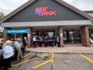 NBT celebrated the opening of its new office at 1075 Ridge Road in Webster with a ceremonial ribbon cutting. (Photo provided by NBT)