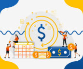 Circulation in the global financial system. money circulation in accelerating the economy, concept vector illustration. (Depositphotos)