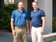 Starting in 2026, Trey Taylor, left, will assume duties as president at MRB Group while Ryan Colvin continue to serve as CEO, a role he has held since 2011. (Photo provided by MRB Group)