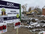 Current construction site for homes. (Photo by Kevin Oklobzija)