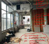 One of the scores of photos by building inspectors noting code violations at 111 Parce Ave. in Fairport that was filed with a complaint by the village against the property owner. (Photo from court filing)