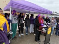 Union workers rallied outside The Pearl Nursing Center in Rochester as contract negotiations stall more than nine months after expiration. (Photo provided by 1199SEIU)