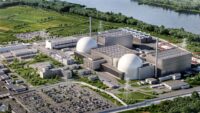 A conceptual rendering of Focused Energy's Fusion Pilot Plant, the design of which will be informed by research conducted through the newly announced $6.9 million collaboration with the University of Rochester's Laboratory for Laser Energetics. (Photo provided by Focused Energy)