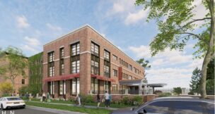 Rendering of the property at 759, 771 and 775 Park Ave. by Hanlon Architects. (Provided by development team)