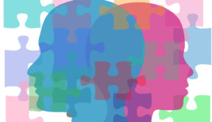 Couple man and woman face puzzling interpersonal problems need counseling. By Depositphotos