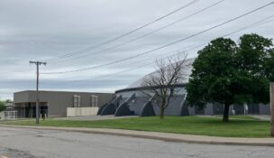 The town of Henrietta intends to buy the Dome Arena complex, which includes Minett Hall, and create additional community, recreation and housing. (Photo by Kevin Oklobzija)