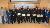 Rochester Regional Health recently celebrated the graduation of its inaugural class of peace officers, who completed specialized training aimed at enhancing safety and security across the health system. (Photo provided by RRH)