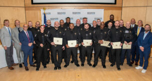 Rochester Regional Health recently celebrated the graduation of its inaugural class of peace officers, who completed specialized training aimed at enhancing safety and security across the health system. (Photo provided by RRH)
