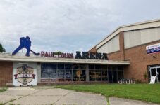 Visions Federal Credit Union has initiated foreclosure proceedings due to missed mortgage payments by the owner of Paul Lewis Arena in Rochester. (Photo by Kevin Oklobzija)