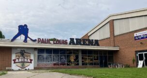 Visions Federal Credit Union has initiated foreclosure proceedings due to missed mortgage payments by the owner of Paul Lewis Arena in Rochester. (Photo by Kevin Oklobzija)