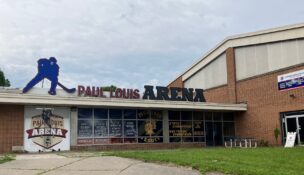 Visions Federal Credit Union has initiated foreclosure proceedings due to missed mortgage payments by the owner of Paul Lewis Arena in Rochester. (Photo by Kevin Oklobzija)