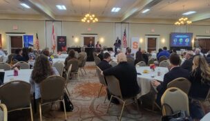 The NY SMART I-Corridor Semiconductor Summit brought together manufacturers, researchers, startups, economic development organizations and supply chain partners from across Upstate New York. (Photo by Andrea Deckert)